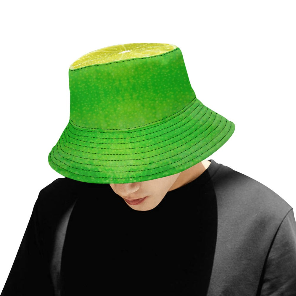 LIME BUCKET HAT