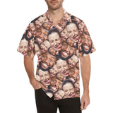 MENS SHIRT  • CUSTOM FACES ALLOVER • UPLOAD ANY FACE PHOTO