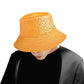 ORANGE BUCKET HAT