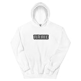 CUSTOM UNISEX HOODIE • RAP STYLE FONT • 1 •