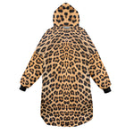 SHNOODIE | LEOPARD | ONE-SIZE |Unisex Blanket Hoodie (Model H59)