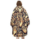 SHNOODIE | WIERD HANDS FACES | ONE-SIZE | Unisex Blanket Hoodie