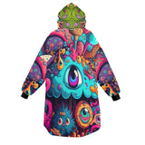 SHNOODIE | PSYCHEDELIC EYES MONSTERS | ONE-SIZE | Unisex Blanket Hoodie