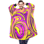 SHNOODIE | PSYCHEDELIC COLOURFUL WARPED | ONE-SIZE | Unisex Blanket Hoodie