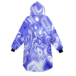 SHNOODIE | HOLOGRAPHIC BLUE | ONE-SIZE | Unisex Blanket Hoodie