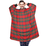 SHNOODIE | TARTAN RED | ONE-SIZE | Unisex Blanket Hoodie