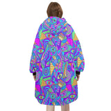 SHNOODIE | PSYCHEDELIC EYES ART | ONE-SIZE | Unisex Blanket Hoodie