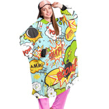 SHNOODIE | POP-ART SNAP | ONE-SIZE | Unisex Blanket Hoodie