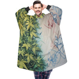 SHNOODIE | CANNABIS GRAFFITI | ONE-SIZE | Unisex Blanket Hoodie