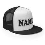 CUSTOM NAME • SNAPBACK TRUCKER CAP • ADD ANY NAME/WORD/YEAR/DATE/AGE/NUMBER