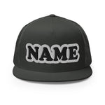 CUSTOM NAME • SNAPBACK TRUCKER CAP • ADD ANY NAME/WORD/YEAR/DATE/AGE/NUMBER