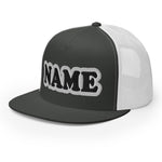 CUSTOM NAME • SNAPBACK TRUCKER CAP • ADD ANY NAME/WORD/YEAR/DATE/AGE/NUMBER