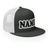 CUSTOM NAME • SNAPBACK TRUCKER CAP • ADD ANY NAME/WORD/YEAR/DATE/AGE/NUMBER