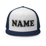 CUSTOM NAME • SNAPBACK TRUCKER CAP • ADD ANY NAME/WORD/YEAR/DATE/AGE/NUMBER