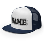 CUSTOM NAME • SNAPBACK TRUCKER CAP • ADD ANY NAME/WORD/YEAR/DATE/AGE/NUMBER