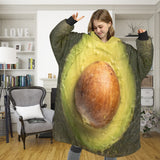 SHNOODIE | HUGE AVOCADO | ONE-SIZE | Unisex Blanket Hoodie