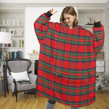 SHNOODIE | TARTAN RED | ONE-SIZE | Unisex Blanket Hoodie