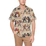 HAWAIIAN SHIRT | CATS BOXING POSTMODERNIST 1A | UNISEX