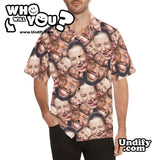 MENS SHIRT  • CUSTOM FACES ALLOVER • UPLOAD ANY FACE PHOTO