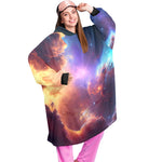 SHNOODIE | SPACE GALAXY NEBULA | ONE-SIZE | Unisex Blanket Hoodie