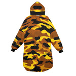 SHNOODIE | CAMO ORANGE | ONE-SIZE | Unisex Blanket Hoodie