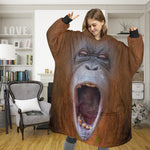 SHNOODIE | ORANGUTAN | ONE-SIZE | Unisex Blanket Hoodie