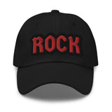 CUSTOM DAD HAT • ROCK STYLE FONT • 1 •