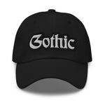 CUSTOM DAD HAT • GOTHIC STYLE FONT • 1 •