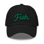 CUSTOM DAD HAT • FISH STYLE FONT • 1 •