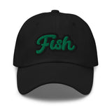 CUSTOM DAD HAT • FISH STYLE FONT • 1 •