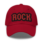 CUSTOM DAD HAT • ROCK STYLE FONT • 1 •