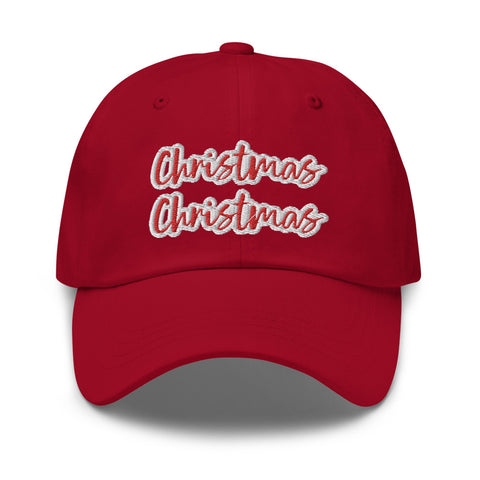 CUSTOM DAD HAT • CHRISTMAS STYLE FONT • 2 •