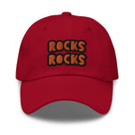 CUSTOM DAD HAT • ROCKS STYLE FONT • 2 •