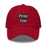 CUSTOM DAD HAT • PIRATE STYLE FONT • 2 •