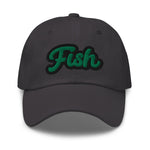 CUSTOM DAD HAT • FISH STYLE FONT • 1 •