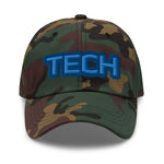 CUSTOM DAD HAT • TECH STYLE FONT • 1 •