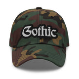 CUSTOM DAD HAT • GOTHIC STYLE FONT • 1 •