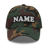 CUSTOM NAME • DAD HAT • ADD ANY NAME/WORD/YEAR/DATE/AGE/NUMBER