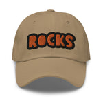 CUSTOM DAD HAT • ROCKS STYLE FONT • 1 •