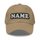 CUSTOM NAME • DAD HAT • ADD ANY NAME/WORD/YEAR/DATE/AGE/NUMBER