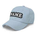 CUSTOM NAME • DAD HAT • ADD ANY NAME/WORD/YEAR/DATE/AGE/NUMBER