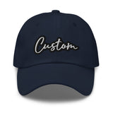 CUSTOM DAD HAT. ADD YOUR TEXT.