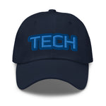 CUSTOM DAD HAT • TECH STYLE FONT • 1 •