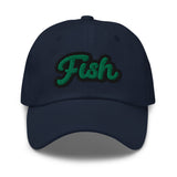 CUSTOM DAD HAT • FISH STYLE FONT • 1 •