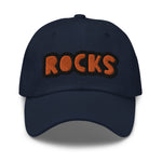 CUSTOM DAD HAT • ROCKS STYLE FONT • 1 •