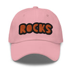 CUSTOM DAD HAT • ROCKS STYLE FONT • 1 •