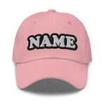 CUSTOM NAME • DAD HAT • ADD ANY NAME/WORD/YEAR/DATE/AGE/NUMBER