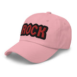 CUSTOM DAD HAT • ROCK STYLE FONT • 1 •