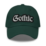 CUSTOM DAD HAT • GOTHIC STYLE FONT • 1 •