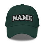 CUSTOM NAME • DAD HAT • ADD ANY NAME/WORD/YEAR/DATE/AGE/NUMBER